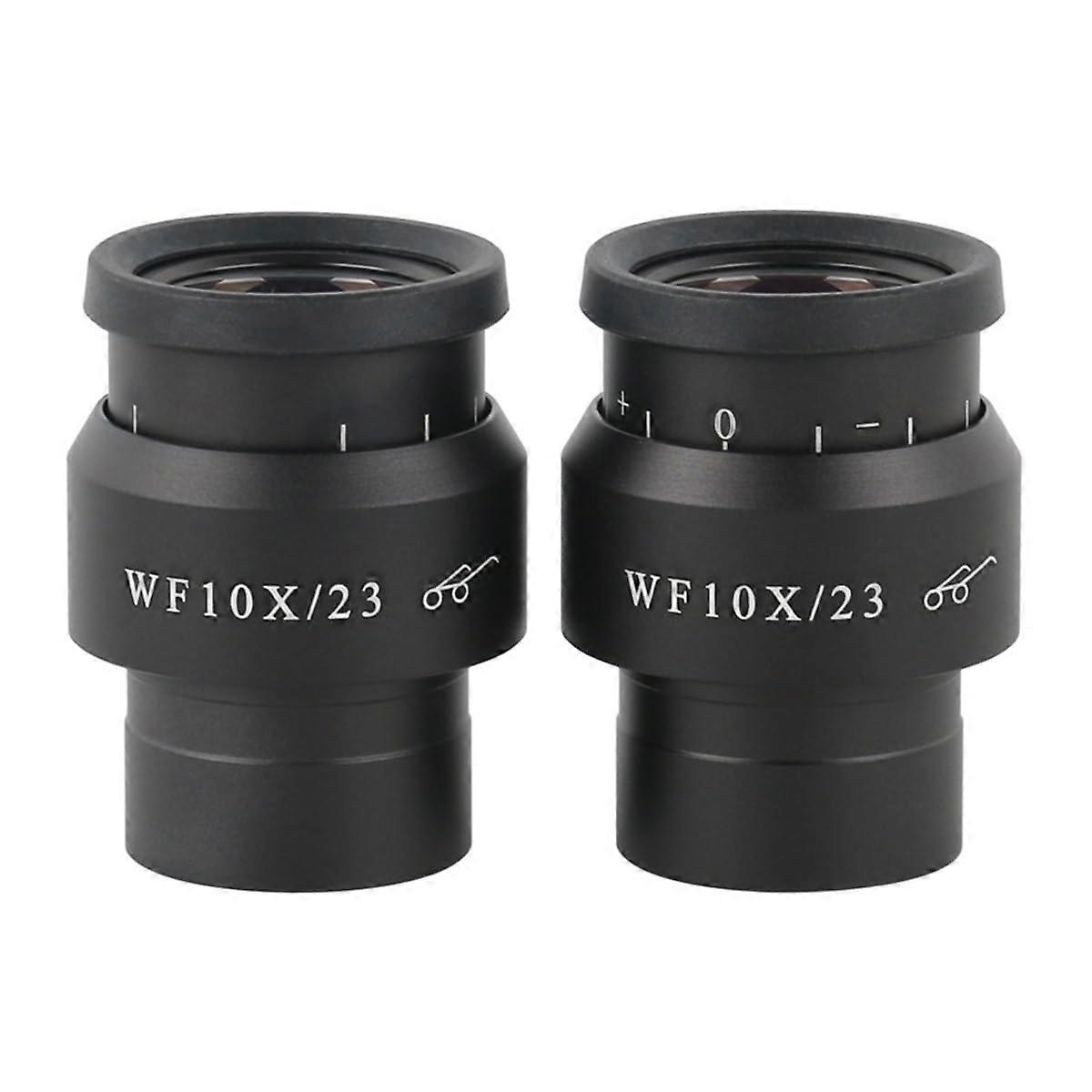WF10X23 Wide Field Microscope Eyepiece Pair 30mm Mount for Stereo Binocular Microscopes