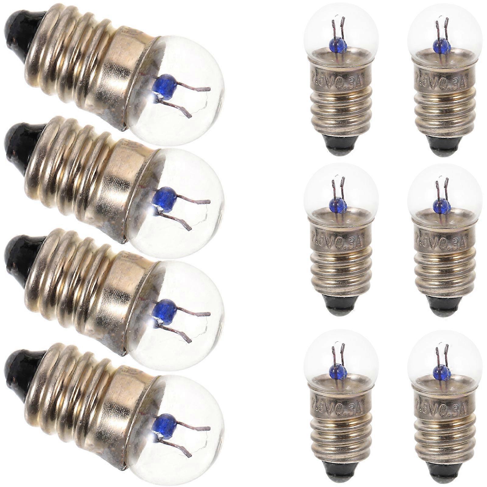 Small Electric Bead Light Bulb Flashlight for Physics Experiment 10Pcs