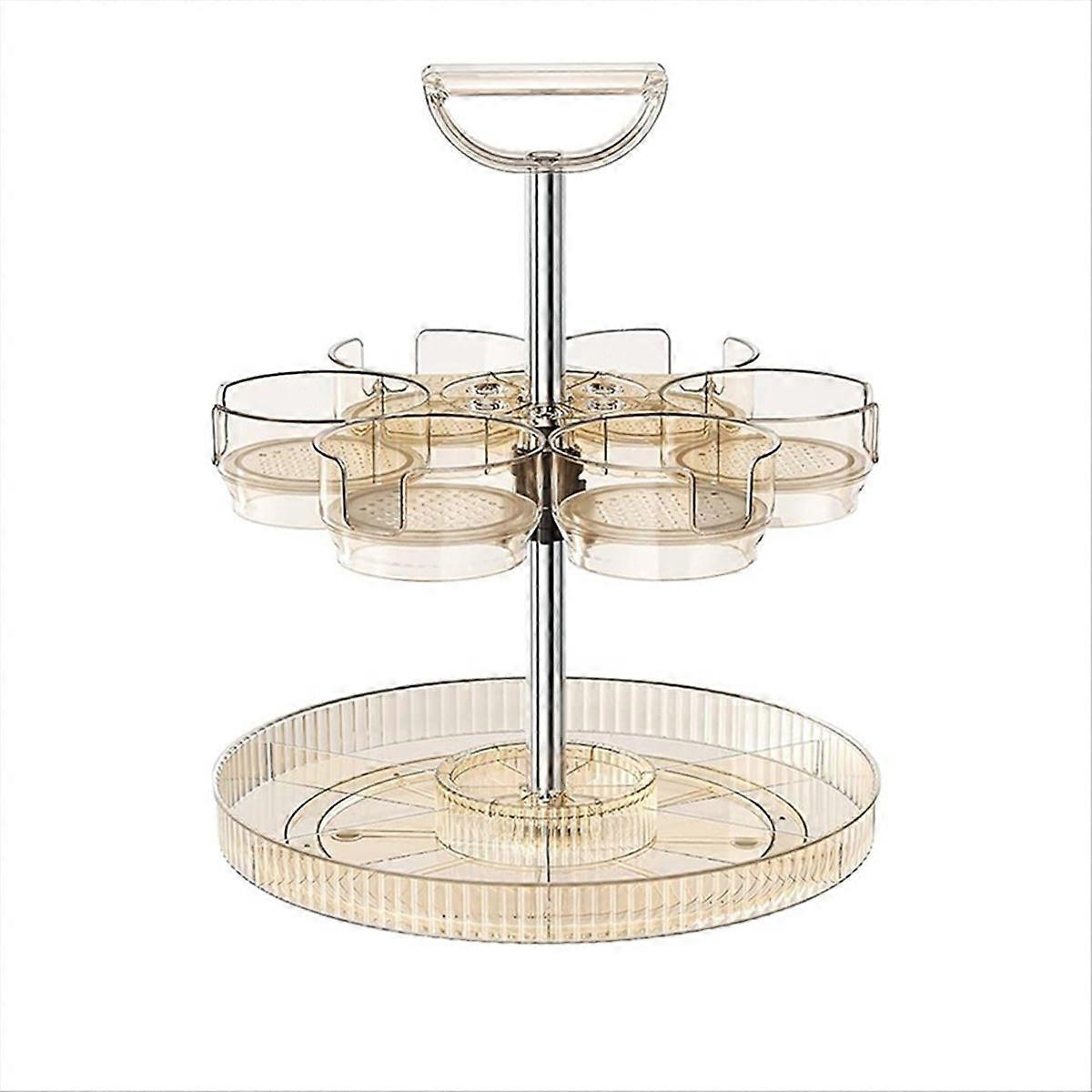 Roterande vattenflaskorganisatör för tefärg