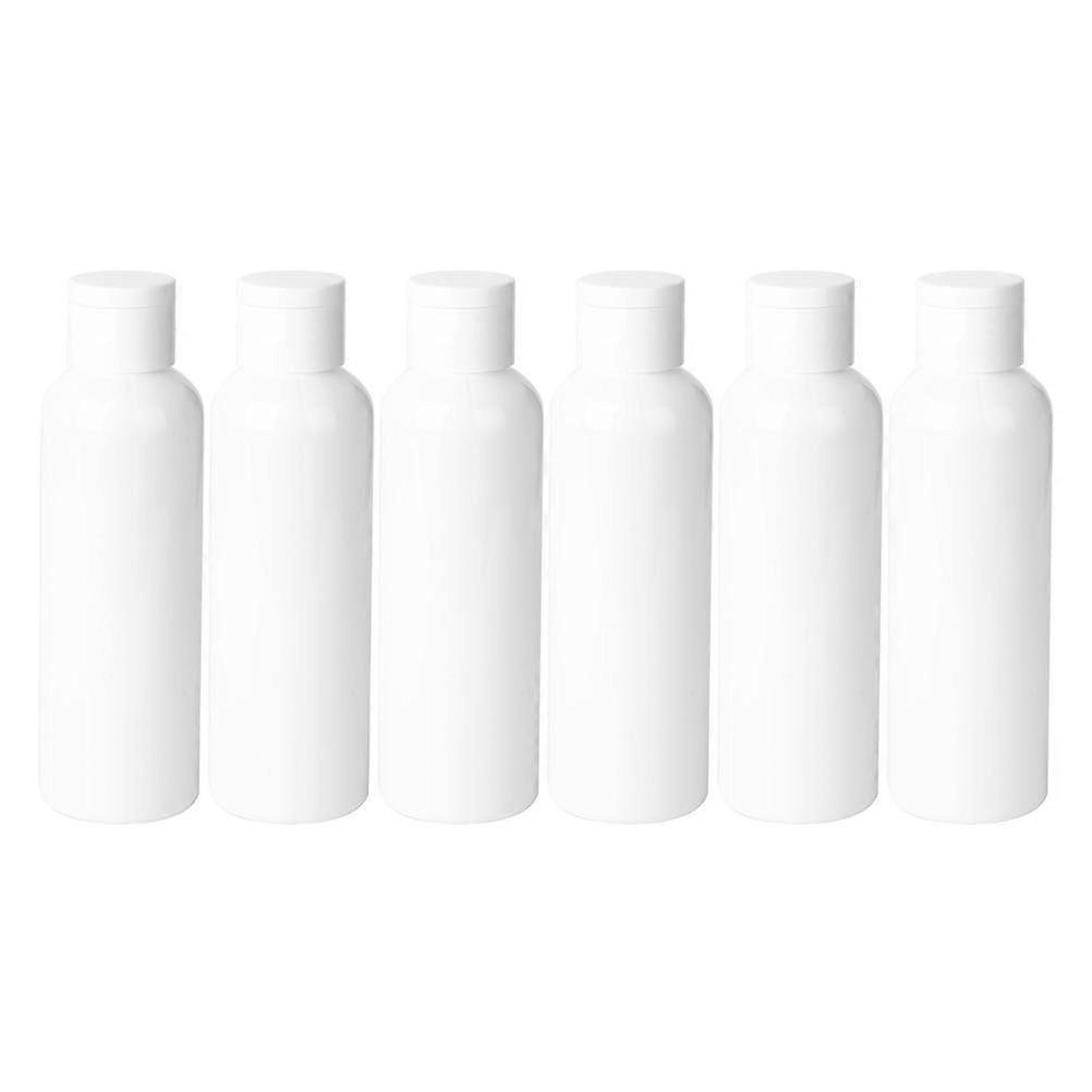 Empty Cosmetics Bottle for Storage Use 6Pcs White Liquid Containers