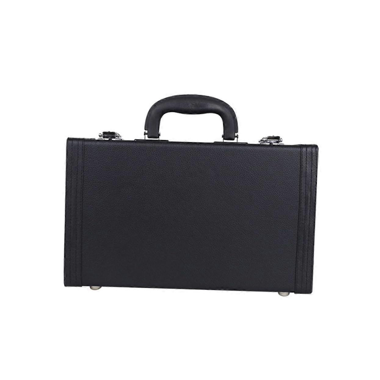 Shockproof Clarinet Hard Shell Case with Cushioned Interior Protection and Comfortable Carry Handle