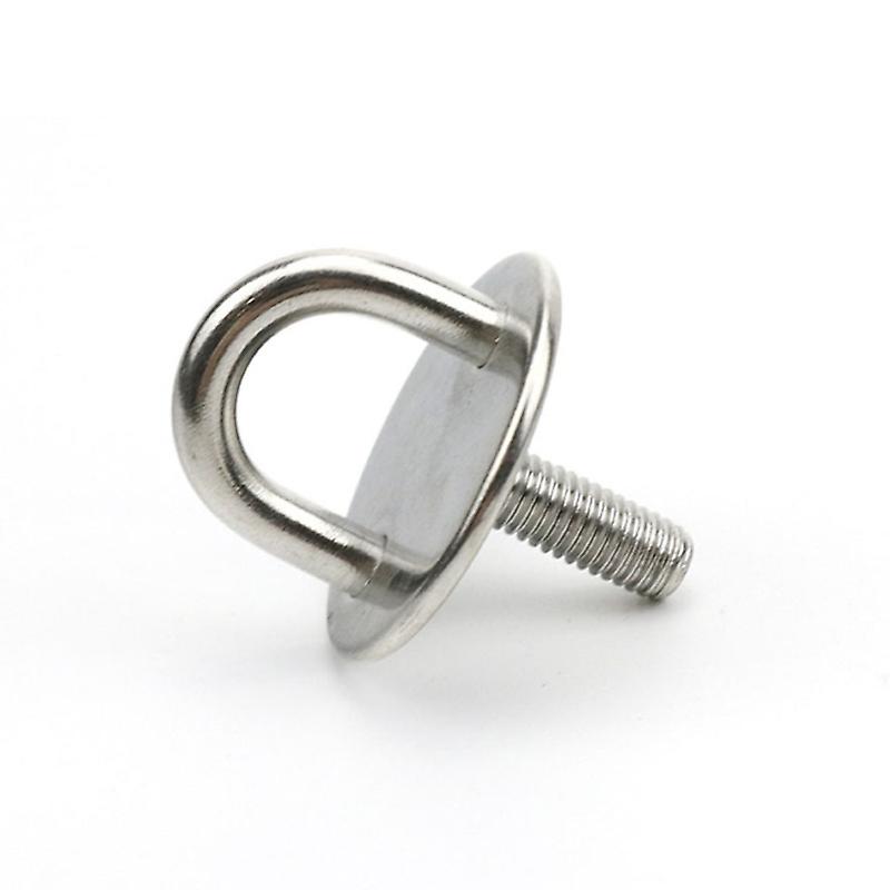 Heavy Duty Pad Eye Plate Staple Ring Hook Wall Ceiling Hammock Hooks Hanger