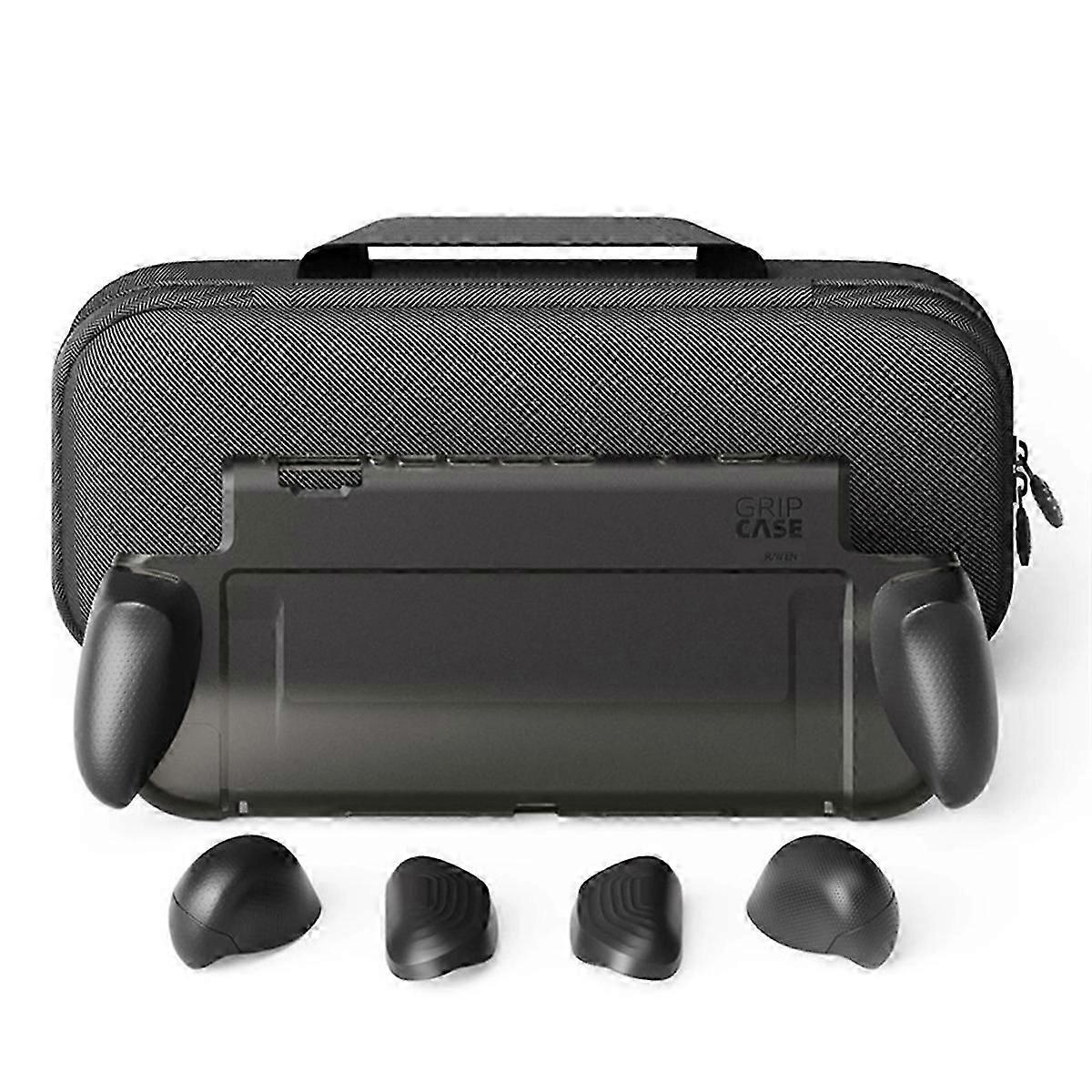 For Switch2 Case Plastic Grip Protective Shell+Max Storage Bag for Switch2 Grip Case Dust-Proof Cov