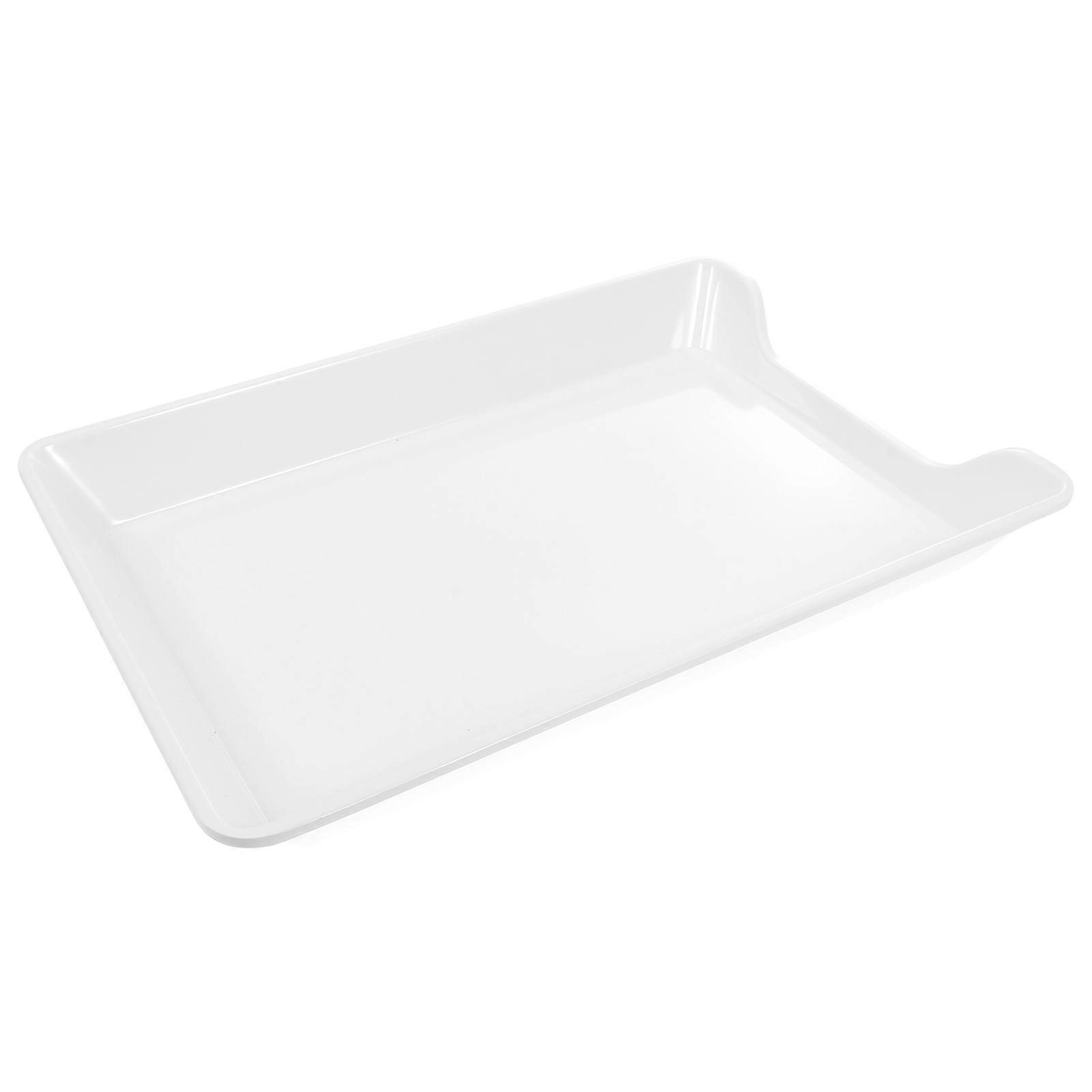 White Serving Tray for Dessert Holding 1Pcs Fruit Display Plate