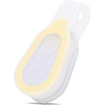 Mini Running Light, Waterproof Outdoor Portable Mini Running Light Led Night Running Clip On Light Silicone Clip Lampyellow