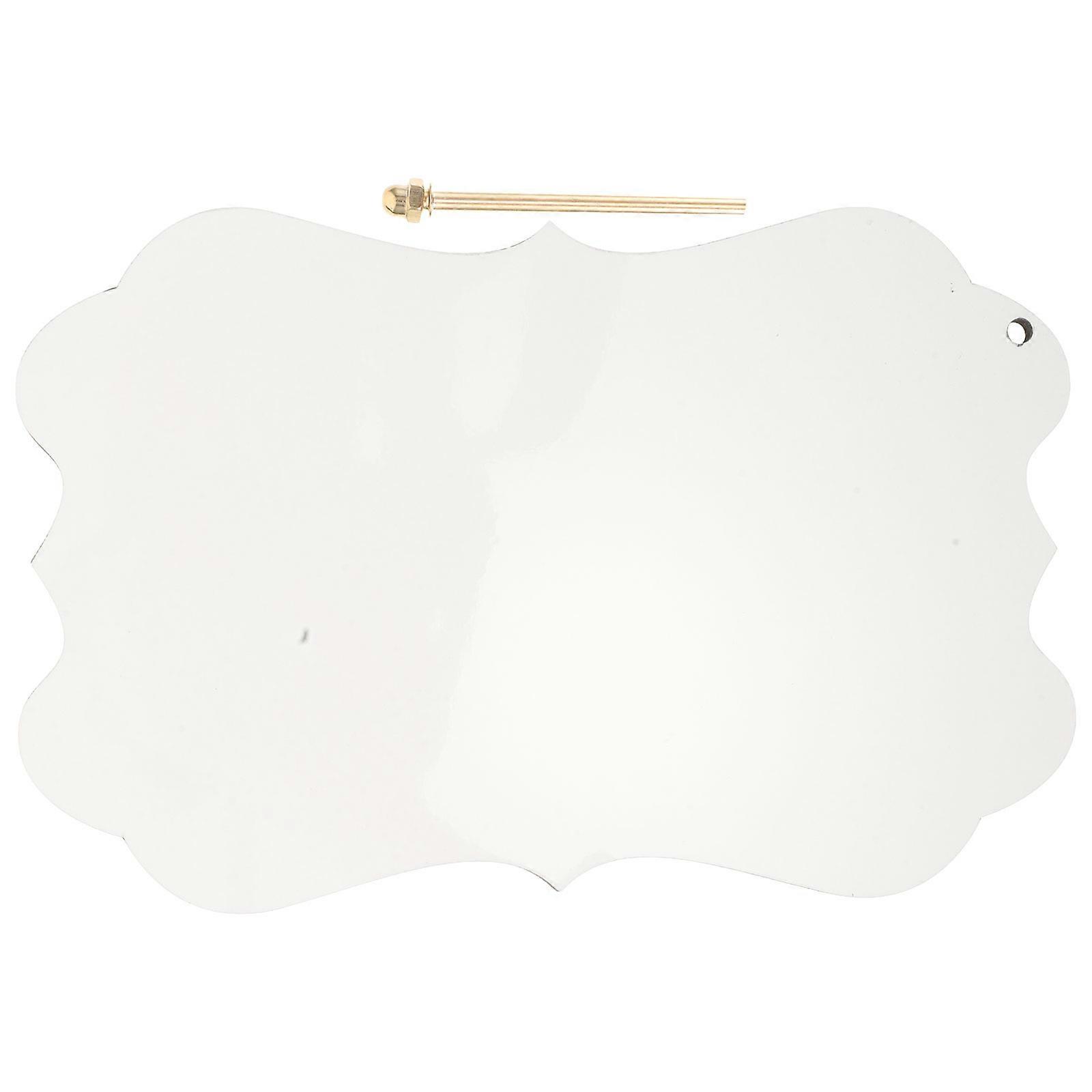 Sublimation Board DIY Photo Frame for Decoration 3Pcs White Rectangular Frames