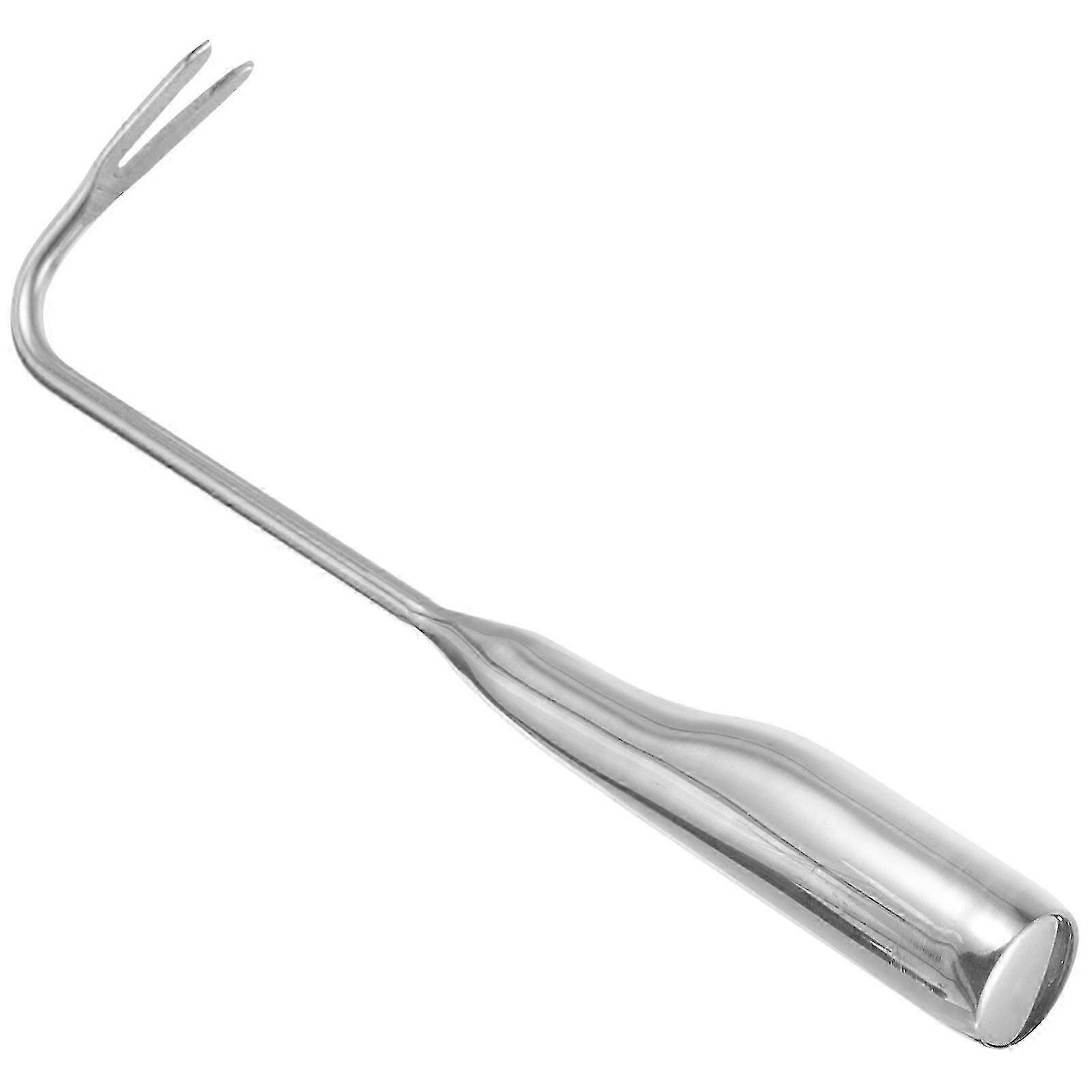 Silver Handheld Weed Puller Gardening Tool, Manual Device Compatible With Garden Weeding Use.