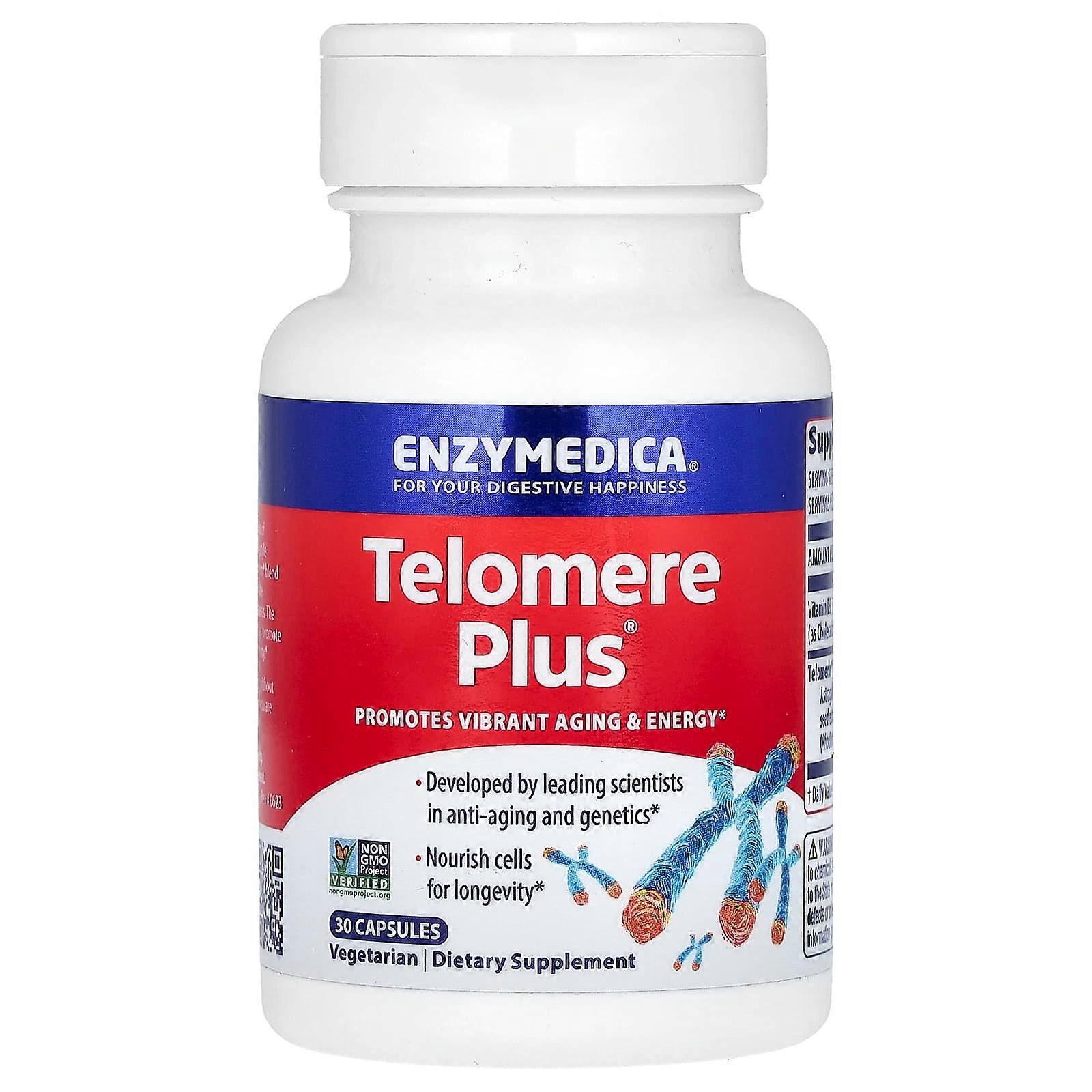 Enzymedica, Telomere Plus, 30 Capsules