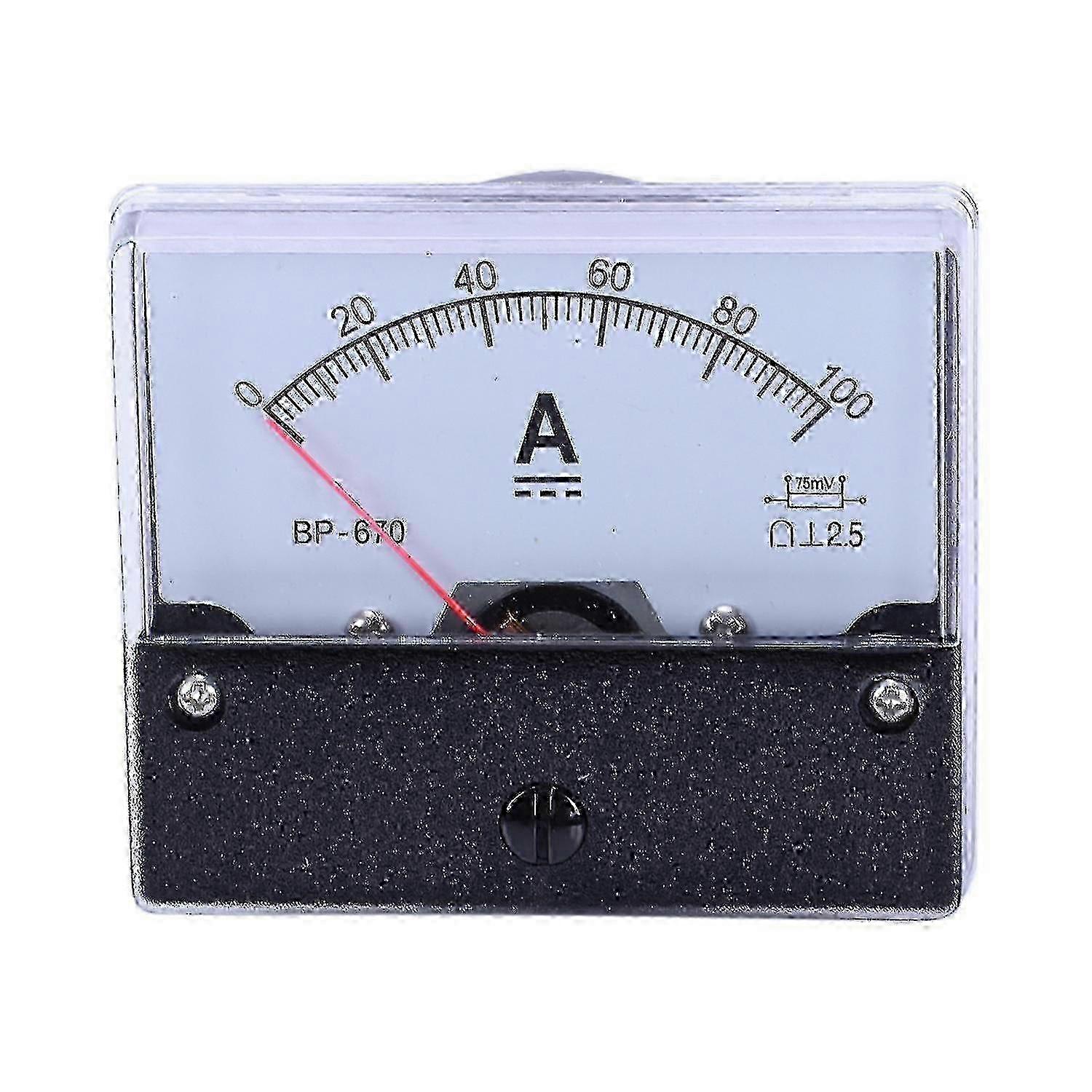DC 100A Analog Panel Ammeter Current Counter Meter -670
