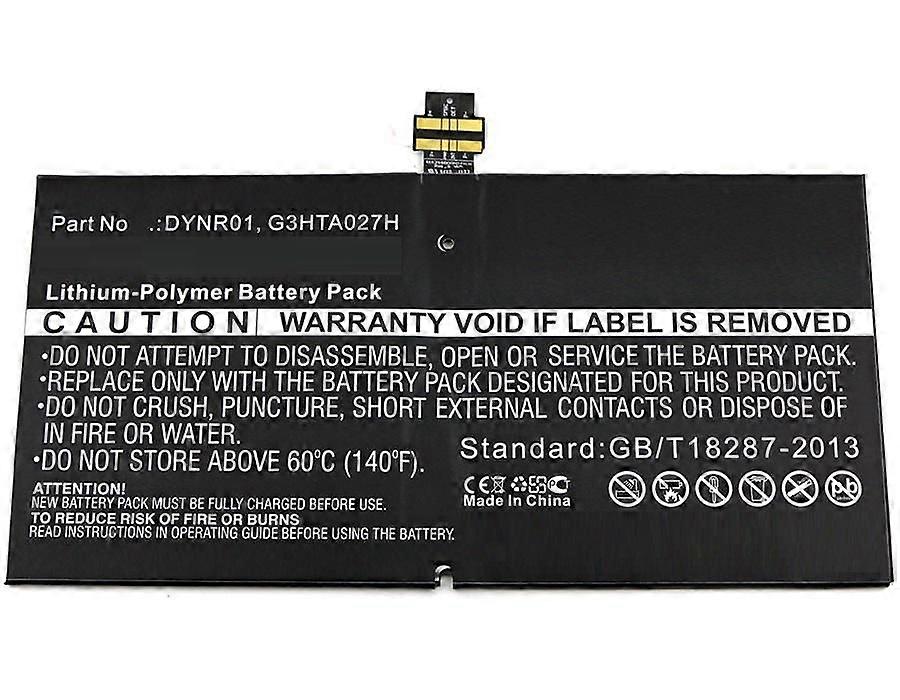 7,6 V 4900 mAh Negro Para
