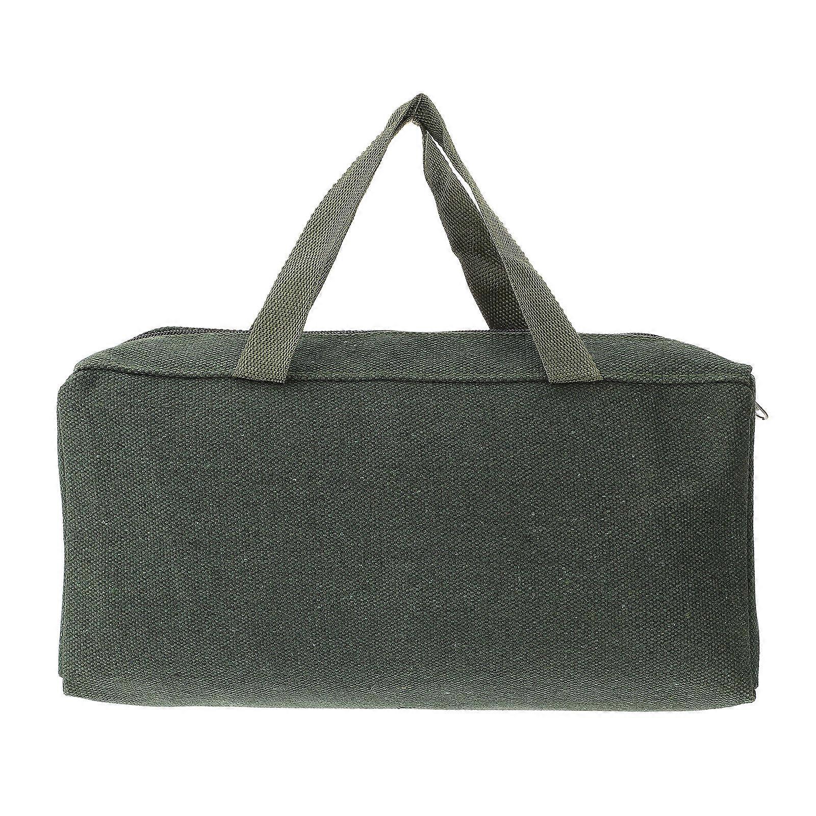 Multi-Functional Tools Bag Canvas Tool Bag for Storage Use Green