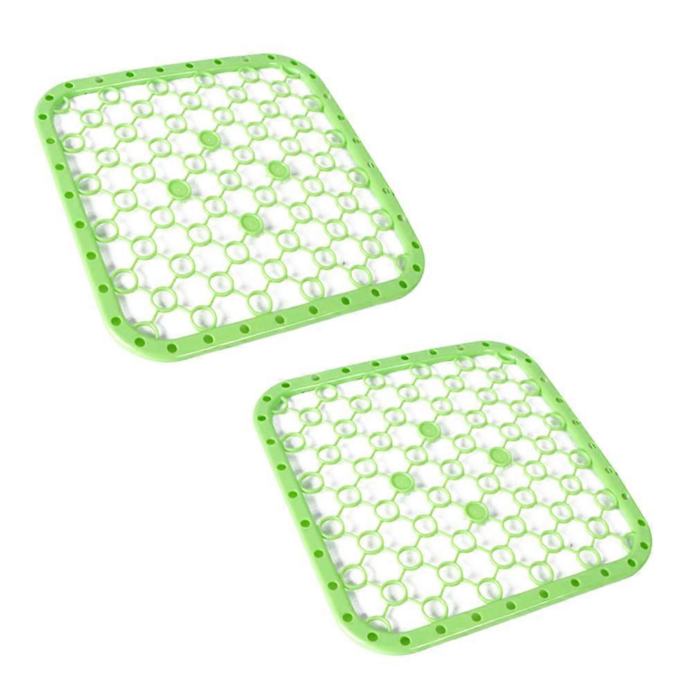 Draining Pad Multifunctional Drying Pad for Kitchen 2Pcs Heat Resistant