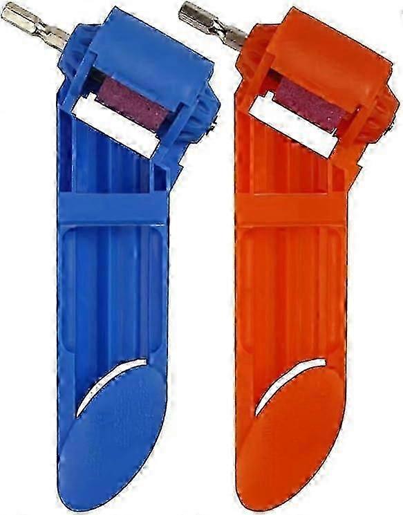 2 Pcs Drill Bit Sharpener, Corundum Drill Bit Sharpener, Portable Drill Bit Sharpening Tool