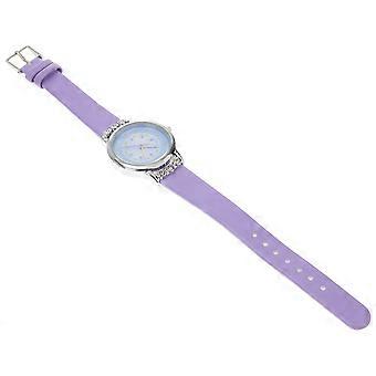 Waterproof Quartz Kids Cartoon Watch for Kids Use with Violet Color