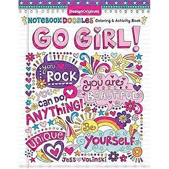 Notebook Doodles Go Girl Coloring & Activity Book