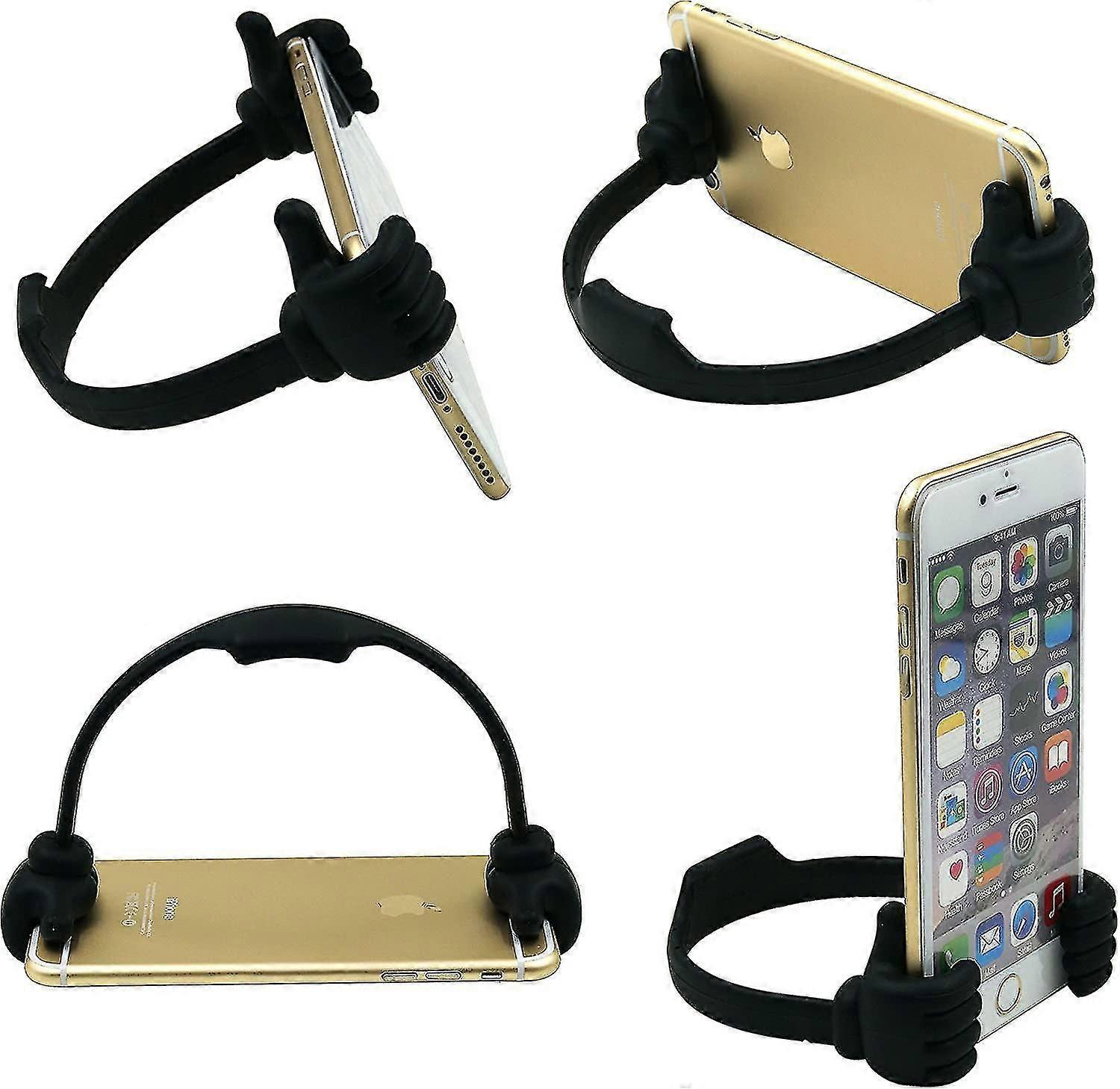 Thumbs-up Cell Phone Stand Holder, Tablet Stand Cradle For Desk Desktop Smartphone Cellphone Mobile Phone Tablets Universal Adjustable Flexible
