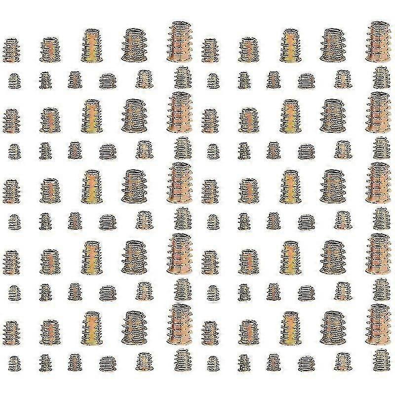 230pcs Creative Threaded Insert T-nuts Hex Drive Head Internal Threads Nuts
