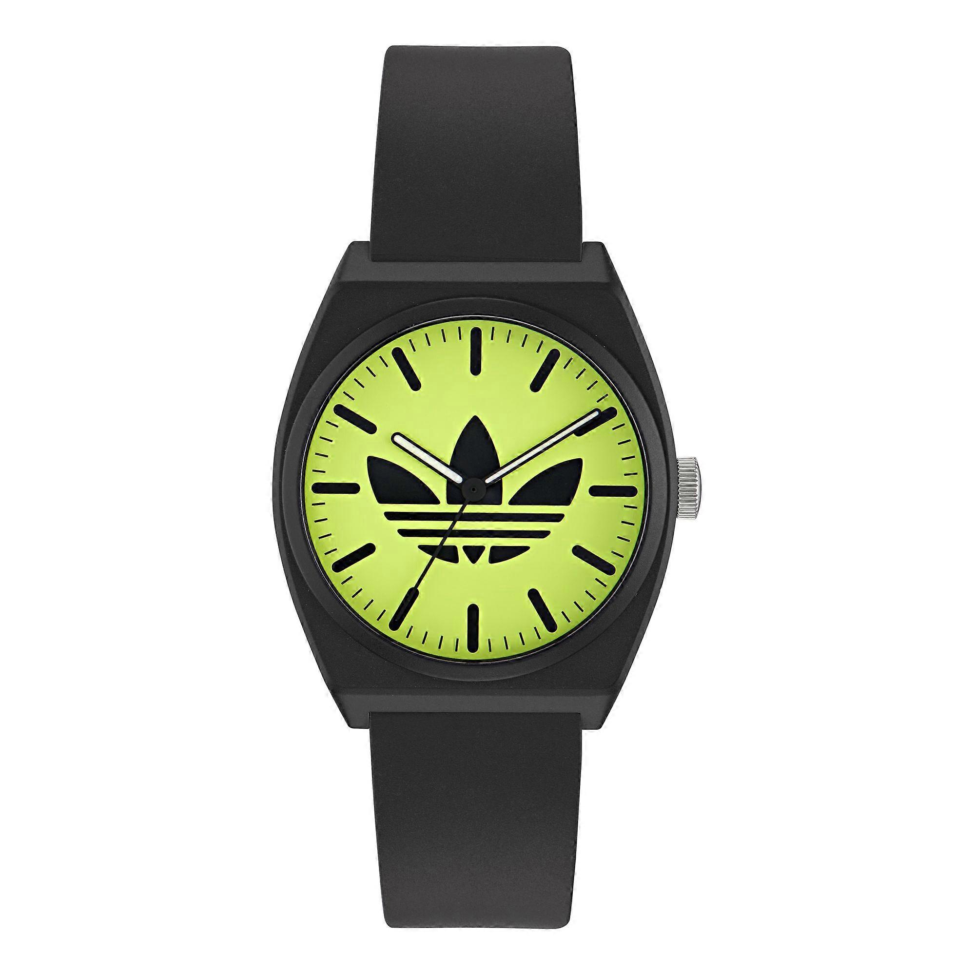 Adidas Unisex Saat PROJECT TWO Plastik Siyah AOST25549