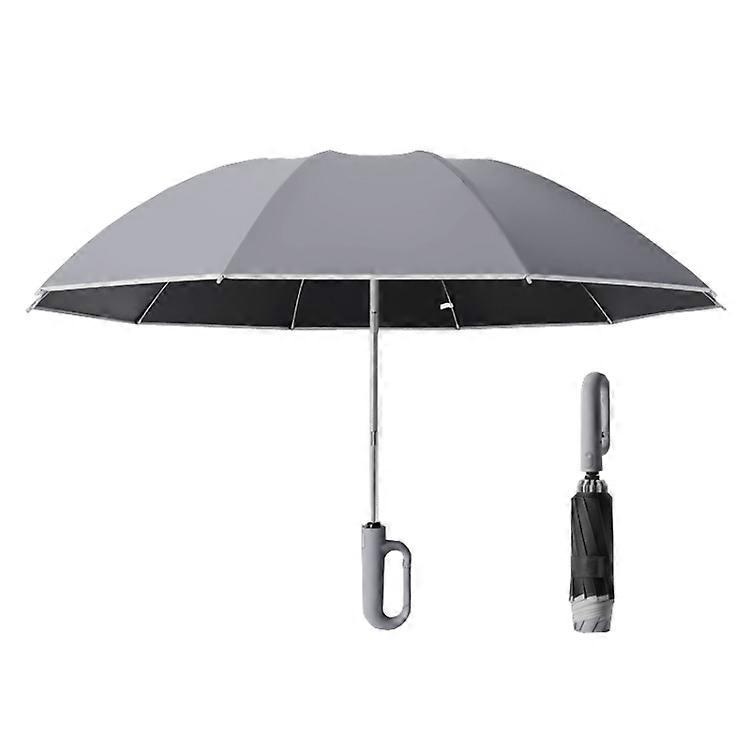 Automatic Rain Or Shine Umbrella Reverse Gray 105cm