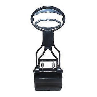 Pet Pooper Scooper, Foldable Poop Scooper, Portable Pooper Scooper, Jaw Handle Pooper Scooper with Long Handle for Pet Waste for Dogs and Cats (Black
