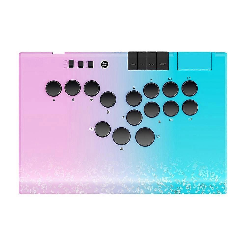 Wireless Arcade Controller Leverless Arcade 2.4G Wireless Connection Storage Bag for Android PC Steam