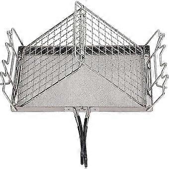 Camping Toaster, Stainless Steel Collapsible Camp Stove Toaster, Camp Roaster Grill Rack Camping Toaster for Camping Fishing Hiking