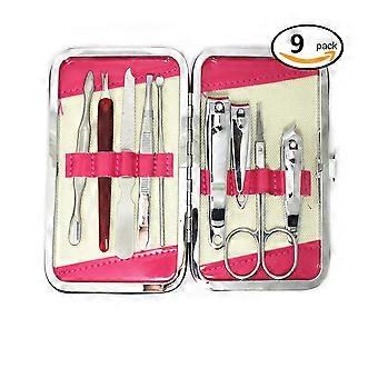10 in 1 Professional Stainless Steel Manicure Pedicure Set with Luxury Case for Men and Women