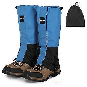 Hiking Leg Gaiters Waterproof Outdoor Protection for Men and Women, Adjustable Lightweight Durable Boot Gaiters for Snow and Trail