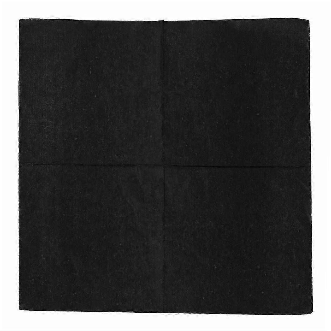 1 Pack Solid Color Printed Paper Napkin (black)