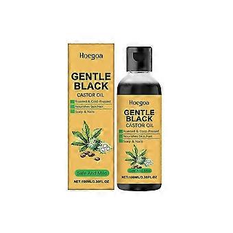 Aceite de ricino para el crecimiento del cabello, pestañas y cejas más gruesas, piel seca, cuidado del cabello, dolor articular y muscular