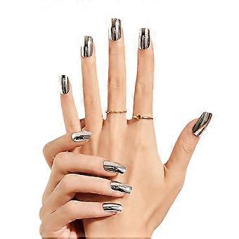 Wear armor advanced european and american silver mirror fake nail tip finished product