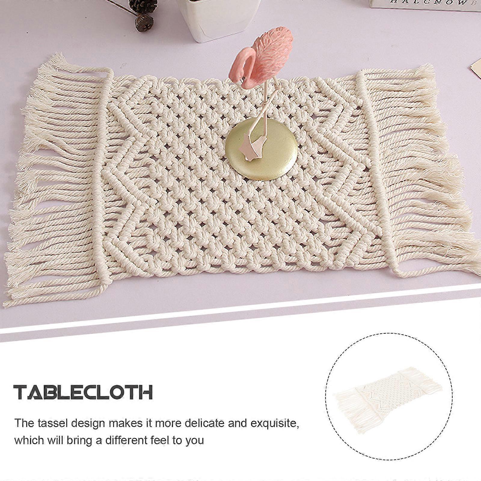 Beige Nordic Style Table Runner for Dining Table Ornament