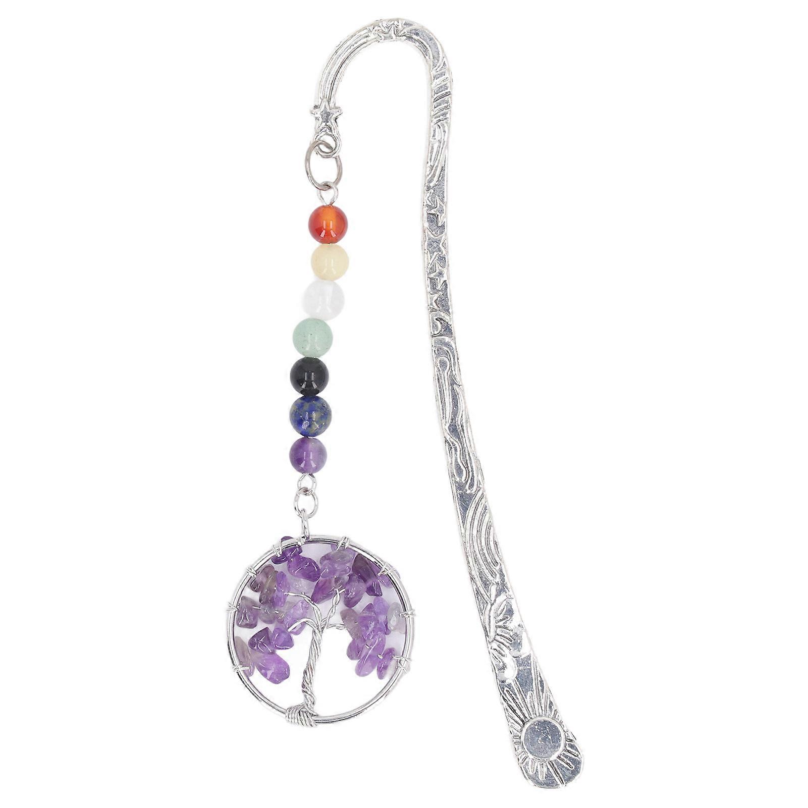 Chakra kristallen boekenlegger, innovatief, verfijnd en decoratief.