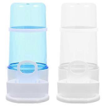 Automatic Bird Feeder Plastic 2Pcs compatible with Cage Feeding Use