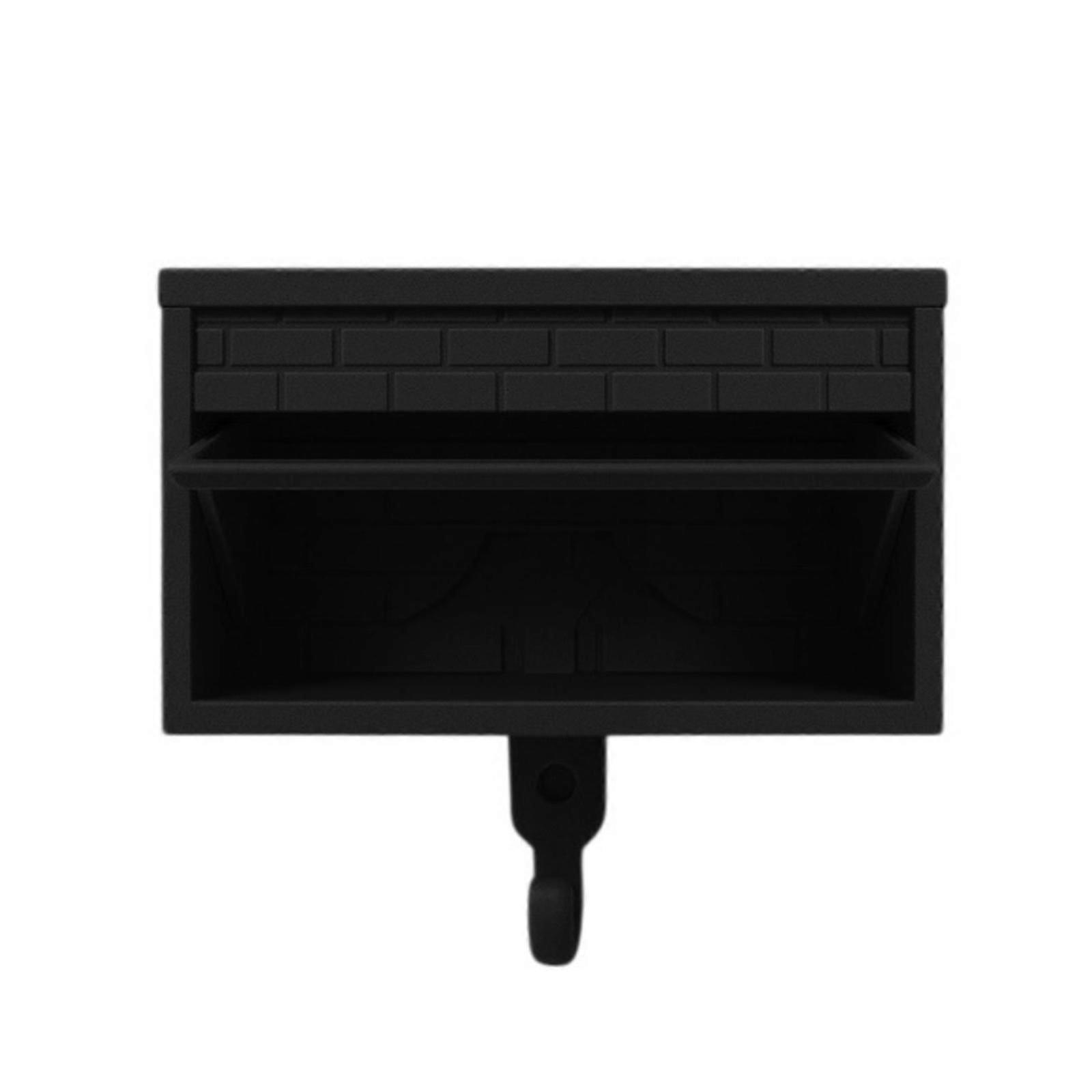 Wall Mounted Plastic Key Box Garage Theme Brick Pattern Storage Case Practical Key Management System for Home Entry