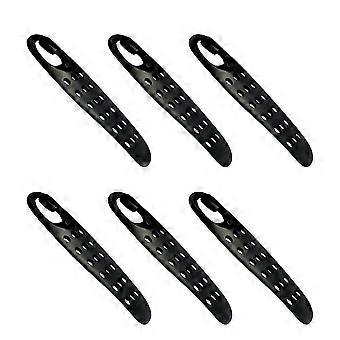 Bike Tire Lever Professional Tire Removal Tools for 6Pcs Black Plastic