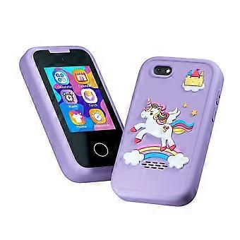 Kids SmartPhone Gifts Toys for Girls Boys Age 3-8,Toddler Learning Toy js