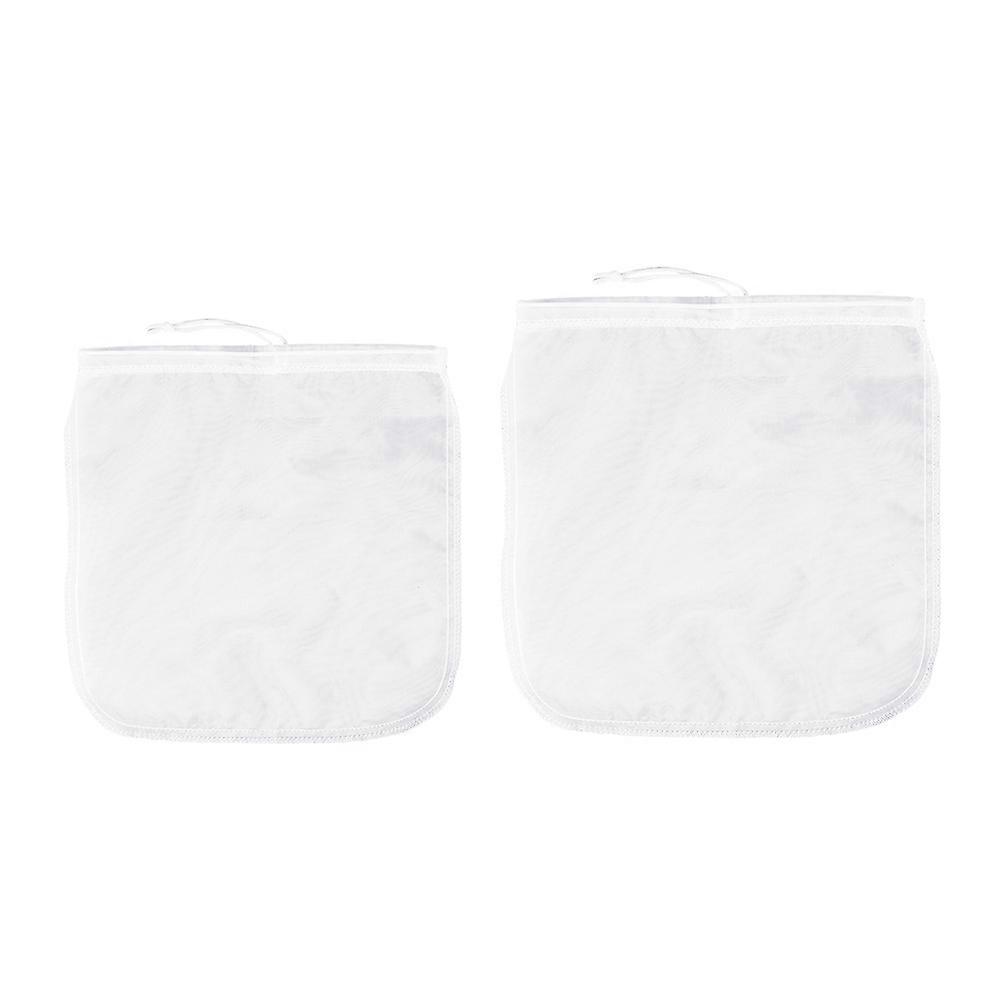 Filter Mesh Bag Coffee Maker for Practical Use 2Pcs Reusable Nylon Strainers