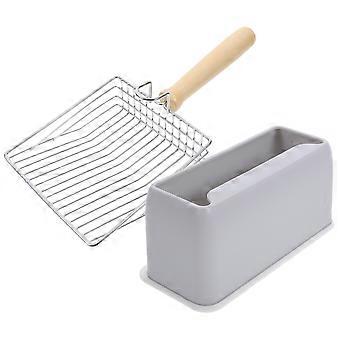 Stainless Steel Litter Scoop for Cat Poop Removal 5Sets with Box