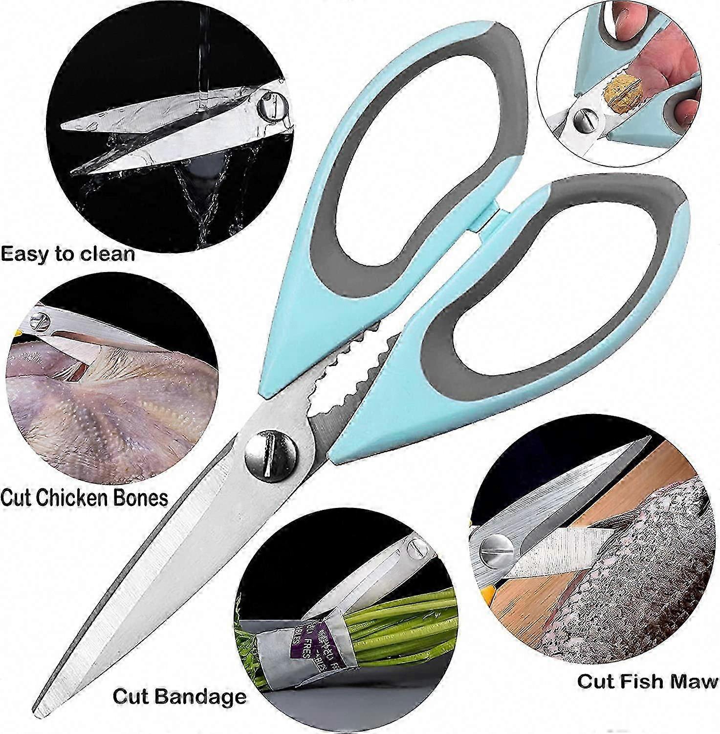 Heavy Duty Kitchen Scissors, Kitchen Shears Meat Scissors, Dishwasher Safe Cooking Scissors