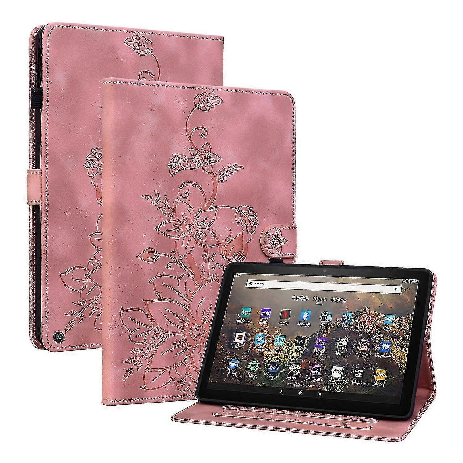Embossed PU Leather Tablet Cover