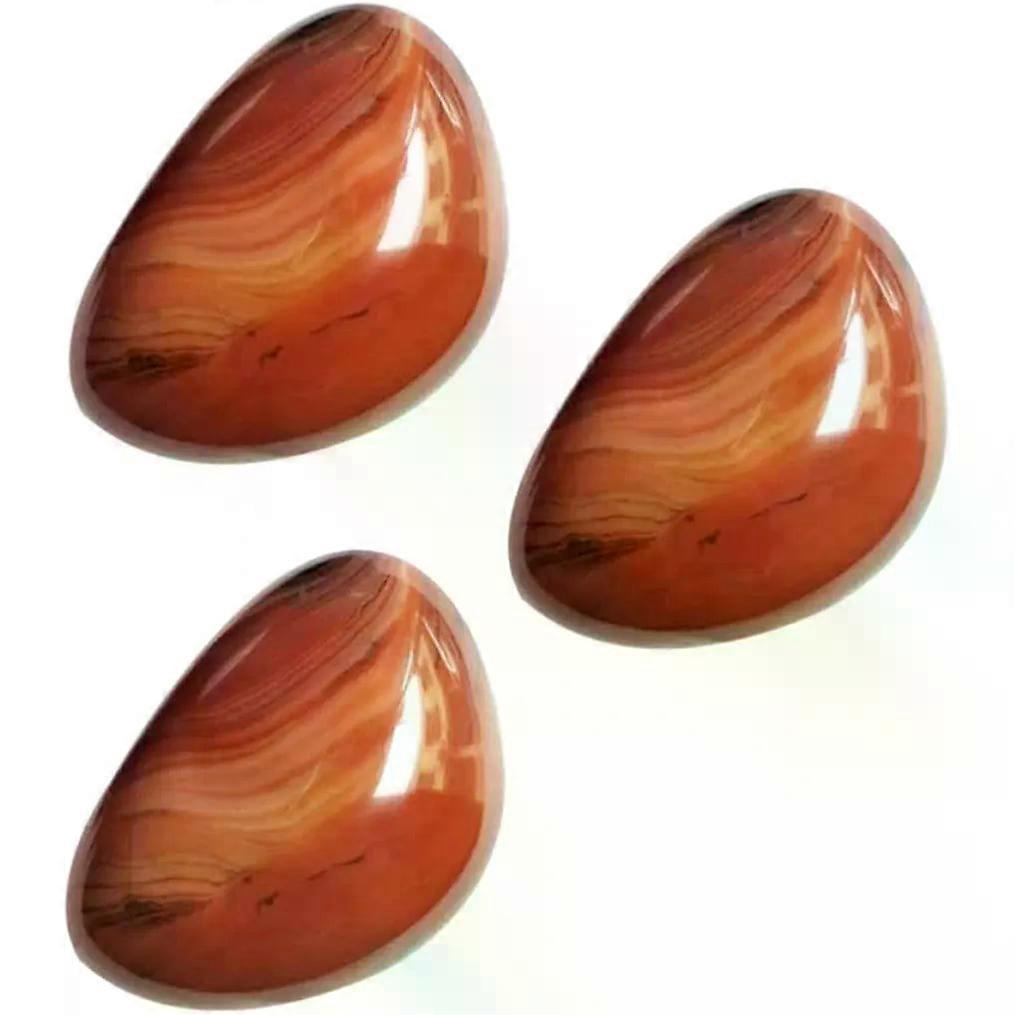 Agate Stone Irregular Palm Pebble for Decor
