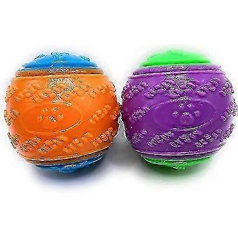 Hond Mooie Nieuwe Magic Interactieve Tandenreiniger Duurzame Piepende 2-delige Ball Play Fun Enjoy Gift - Past op Alle Rassen Maten