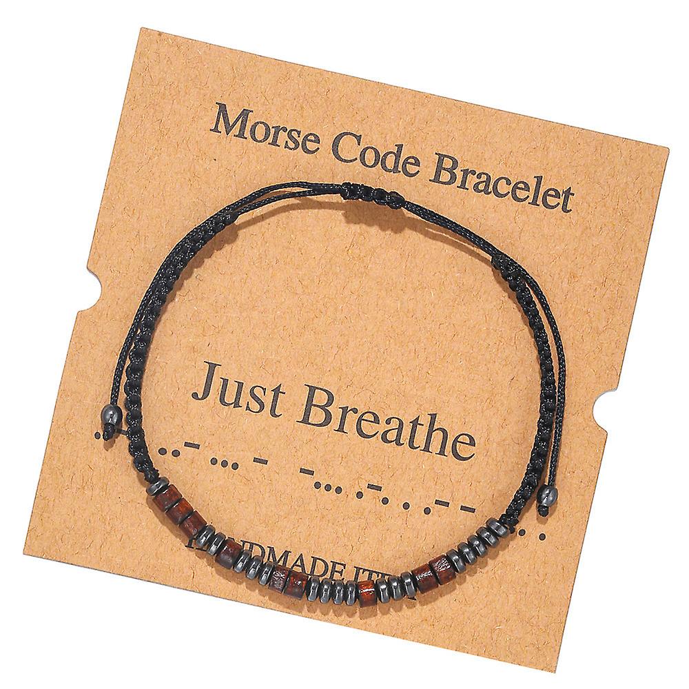 Couple Morse Code Bracelet