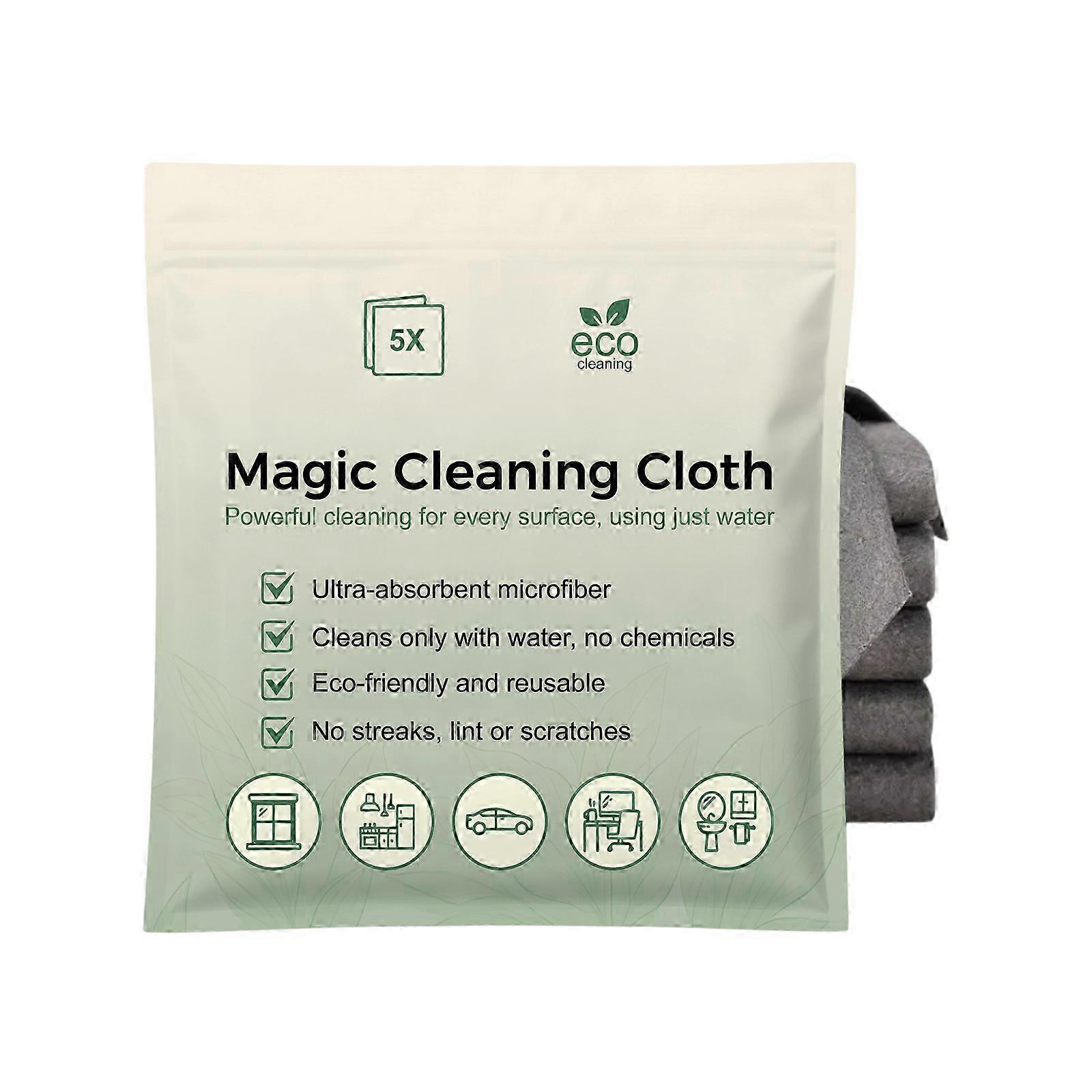 Reusable Thick Microfiber Cleaning Cloth Set
