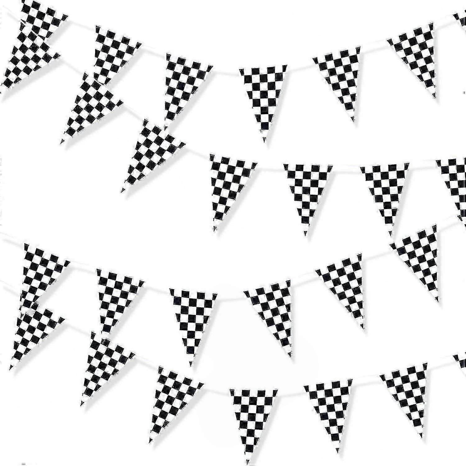 Checkered Race Track Finish Line Flag