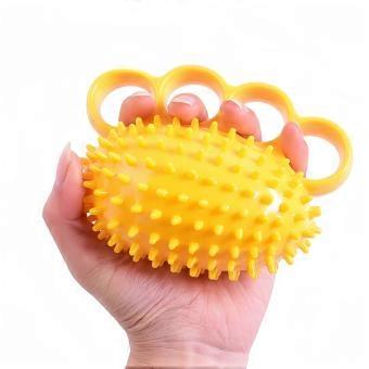 Hand Grip Strengthener with Finger Loops and Massage Spikes, Adjustable Resistance for Hand Therapy, Arthritis Relief, and Finger Exercise