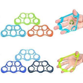 Finger Strengthener 6 Pack Finger Widerstandsbänder Finger Exerciser Stretcher Handgriff Strengthener