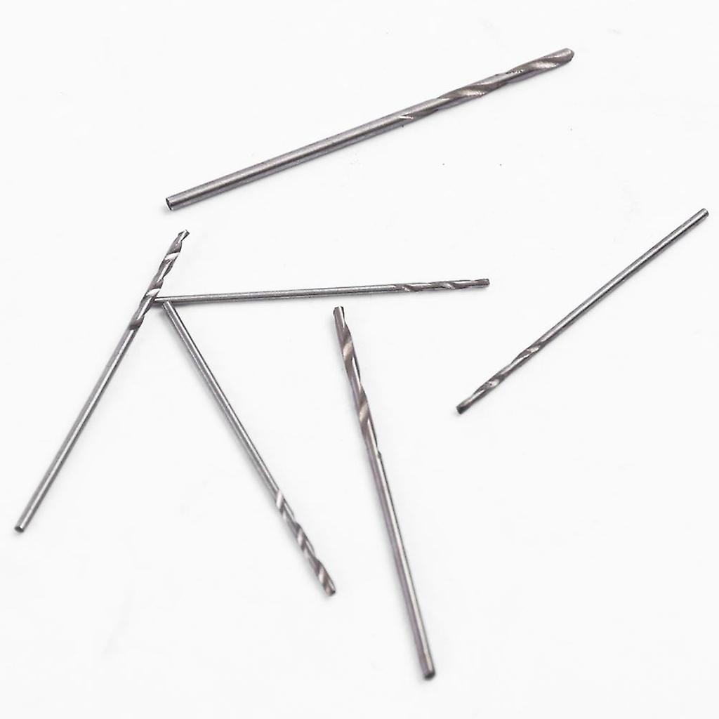 6Pcs Mini High Speed Steel Twist HSS Drill Bit Set 0.8-1.3mm for Rotary Tool
