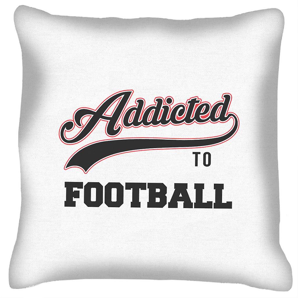 Varsity Addicted To Football Cushion